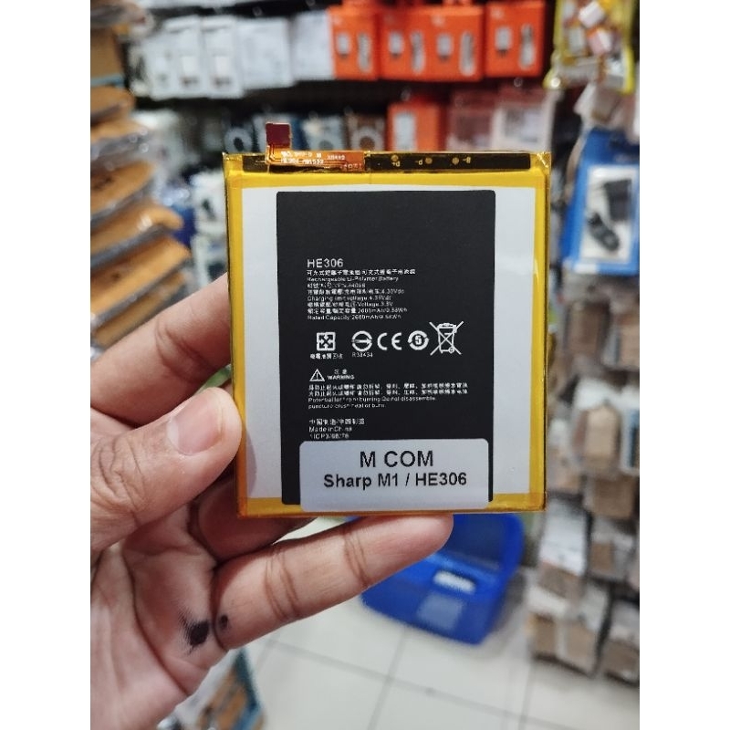 Baterai Sharp M1 HE306 Batre Sharp M1 HE 306 FS8001 ORIGINAL