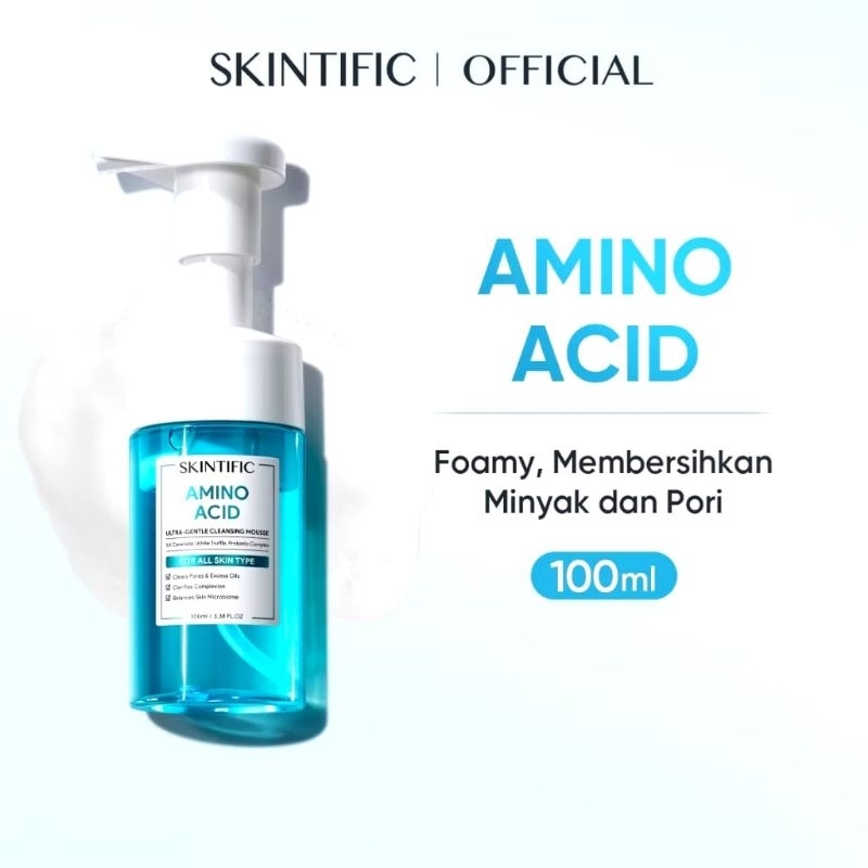 SKINTIFIC Skintific skintific - SKINTIFIC Skintific Amino Acid Ultra-Gentle Cleansing Mousse - Facia