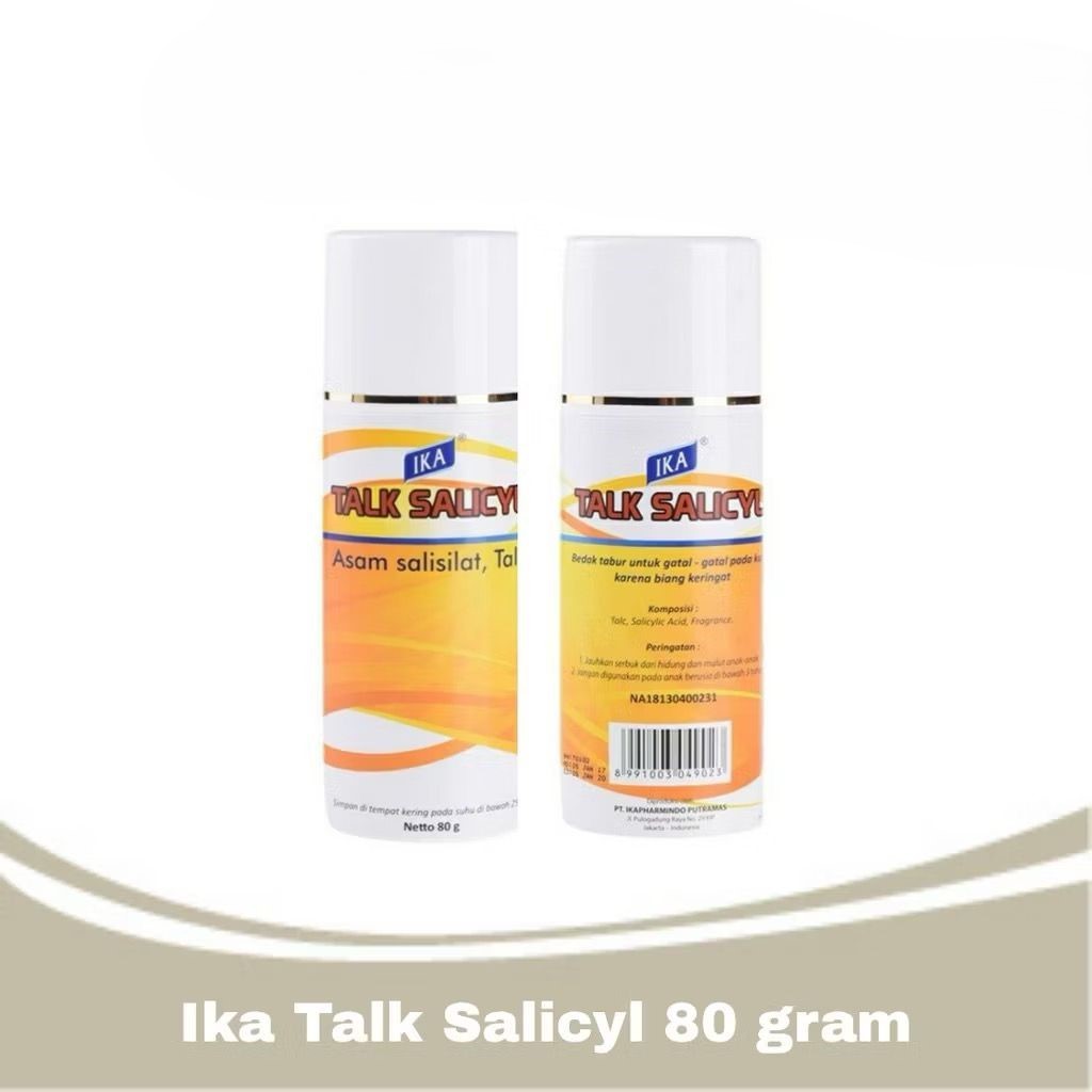 Ika Talk Salicyl / Ika Talk Salicyl Menthol Bedak Gatal 80gr