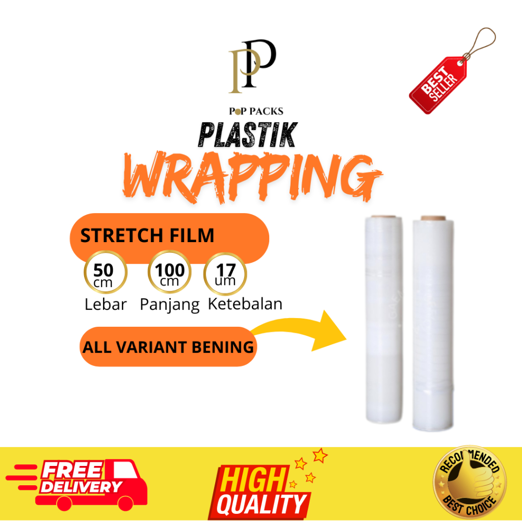 

Plastik Wrapping / Plastik Stretch Film Wrap /Wrapping Barang Per Roll