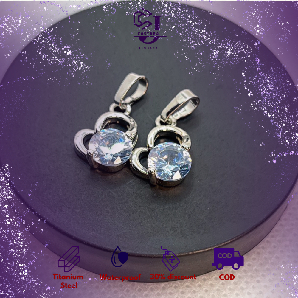 Liontin Permata Biru Hati