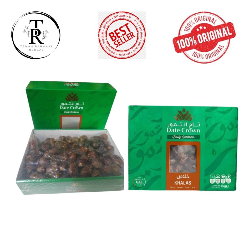 

TRH Kurma Khalas Date Crown 1kg Premium