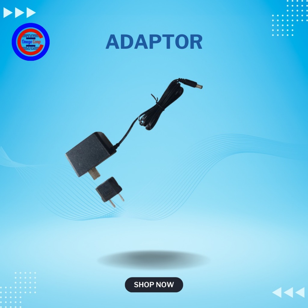 adaptor modem 12v 1A original bekas