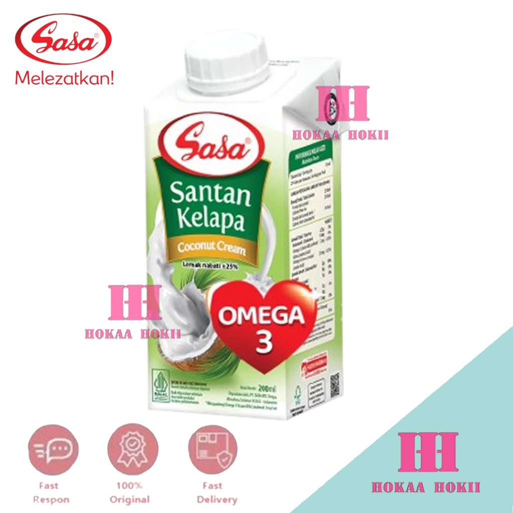 

Sasa Santan Cair Kelapa Asli 200ml