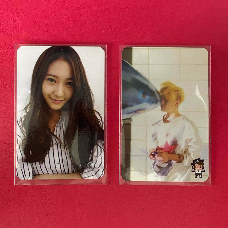 photocard f(x) krystal jung & amber