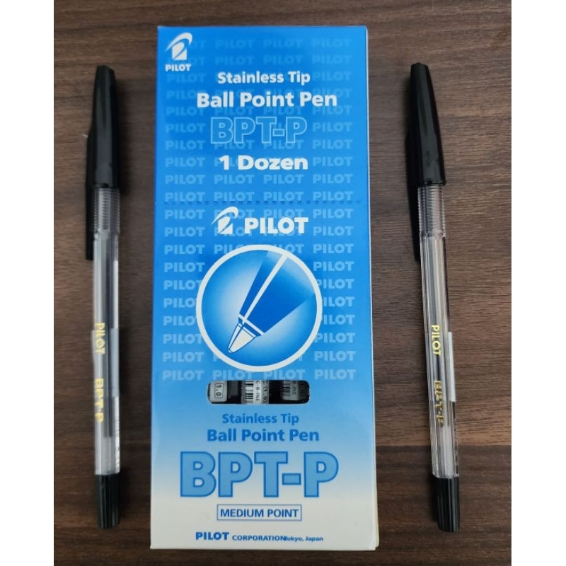 

Pulpen Bolpen Pilot Bening Warna (HITAM) isi 12 pcs