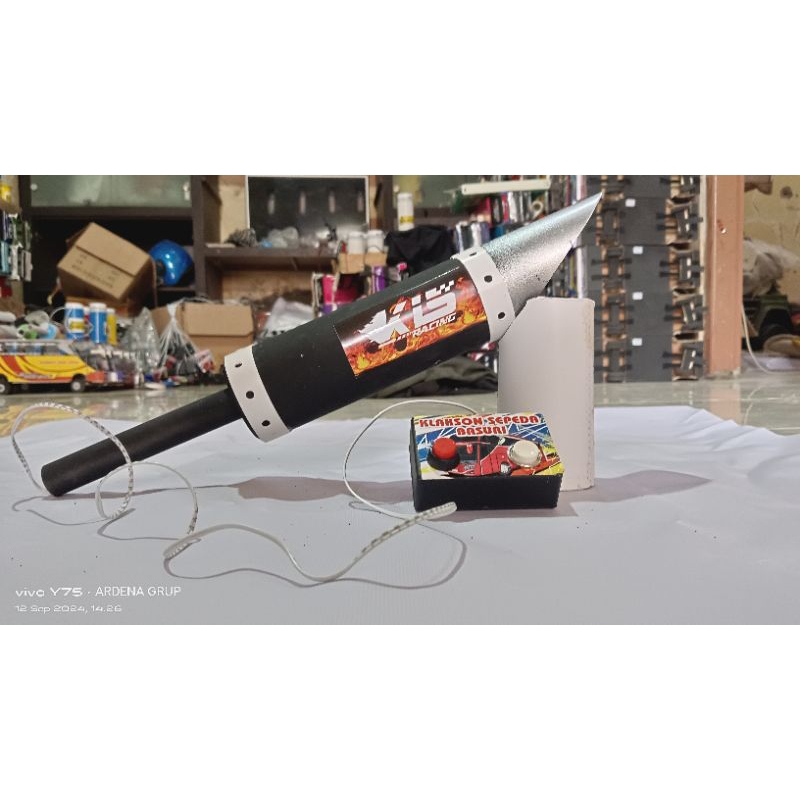 Mainan kenalpot sepeda anak, suara motor zx dll