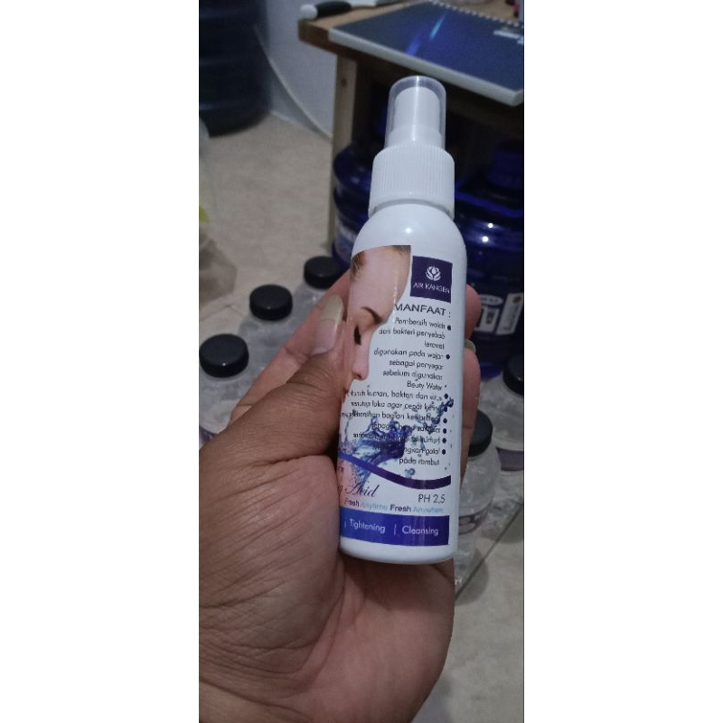 

kangen water ph2.5 strong acid untuk luka luar