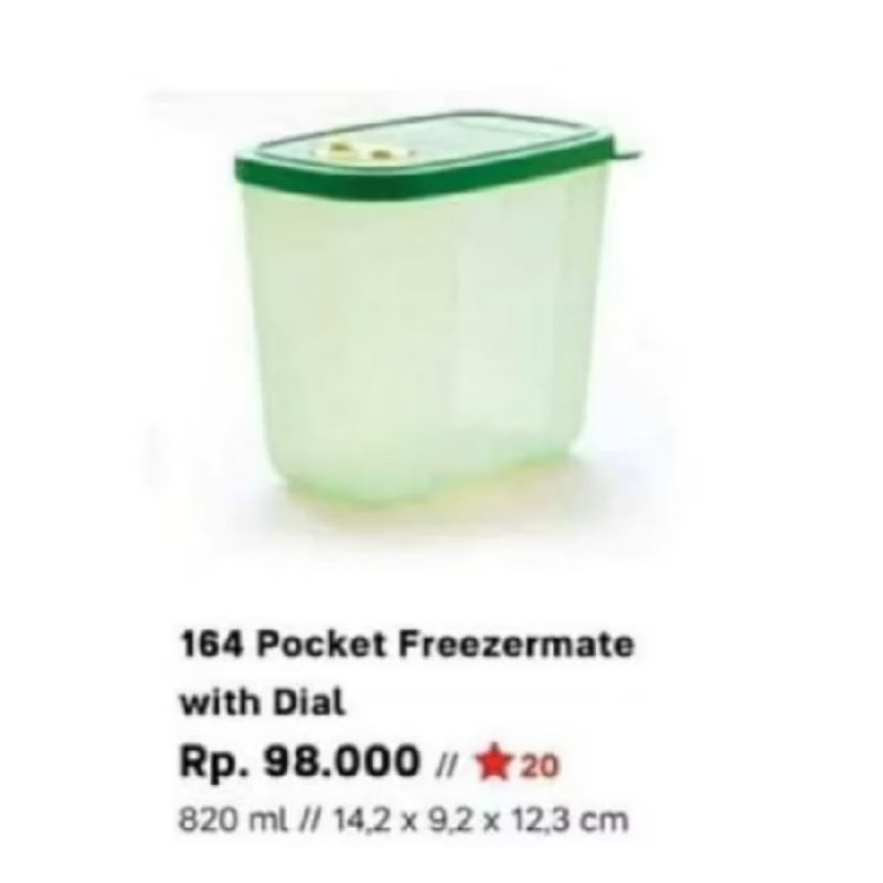freezermate green tupperware