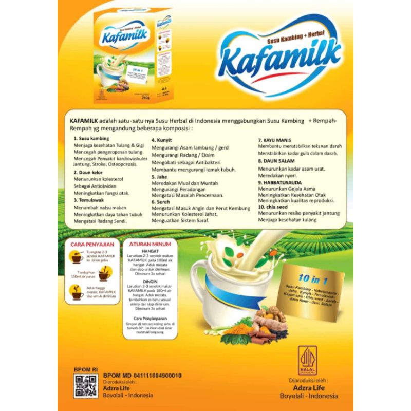 

Kafamilk Susu Kambing Plus Herbal