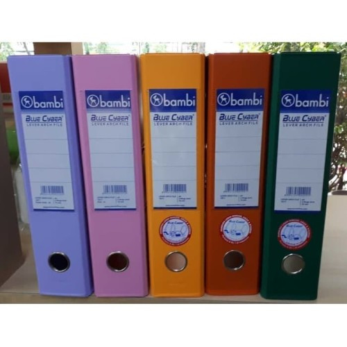 

BAMBI ORDNER LAF F4 (1014) 50 MM MULTI COLOUR ( DUS ISI 12 PCS )