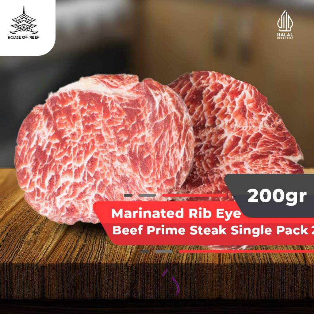 

Marinated Ribeye Australia Prime Cube Roll Steak Single Pack