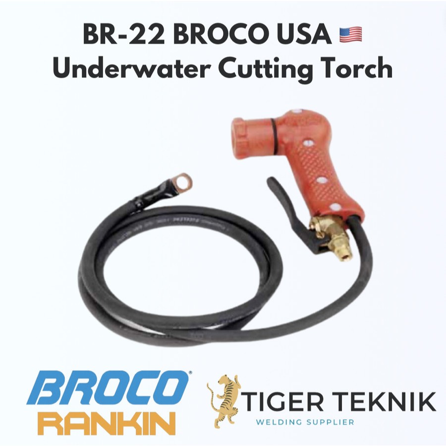 BROCO BR 22 Stang Gouging Underwater Broco BR-22 Cutting Torch stang las dalam air br22