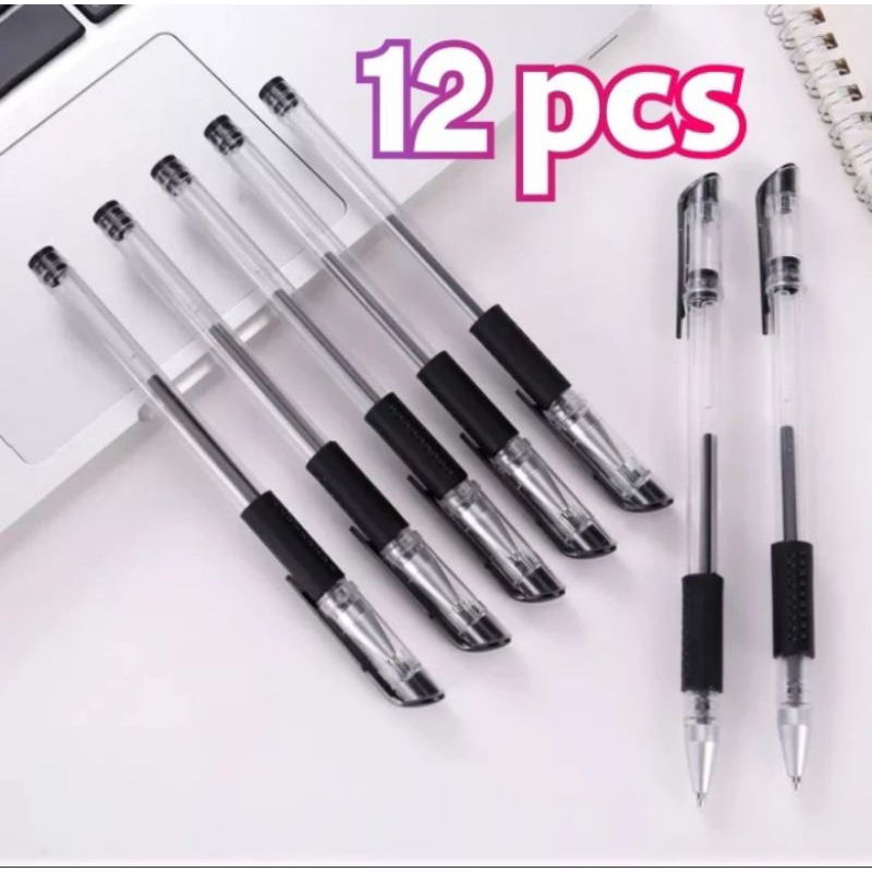 

(ISI 12 PCS) Pena Gel 0,5mm Pulpen Internasional Balpoin Murah