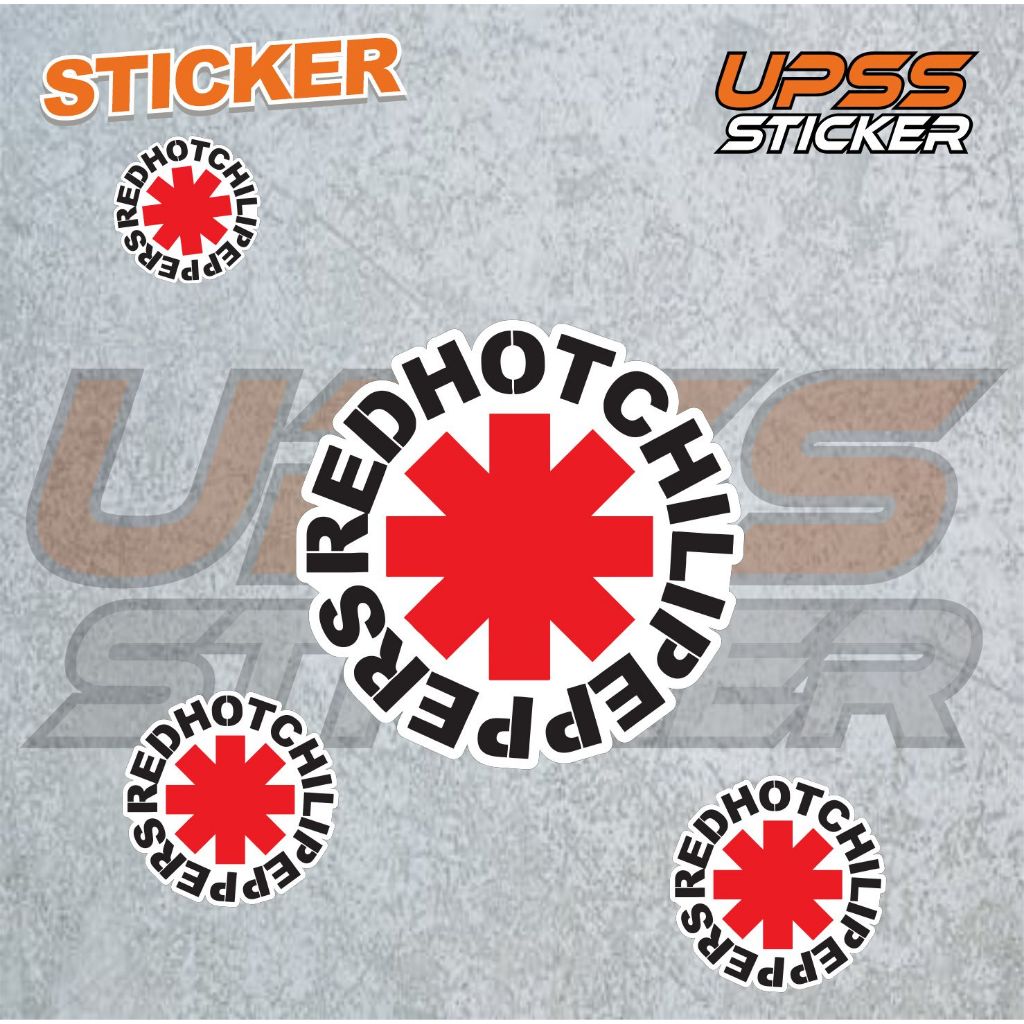 

Stiker Sticker RedHotChillPaper Case Phone Logo Brand Band Aesthetic Journal Clothing Basic Casing Striping Tempel Label Merk Dinding Graftac Vinyl High Quality decal