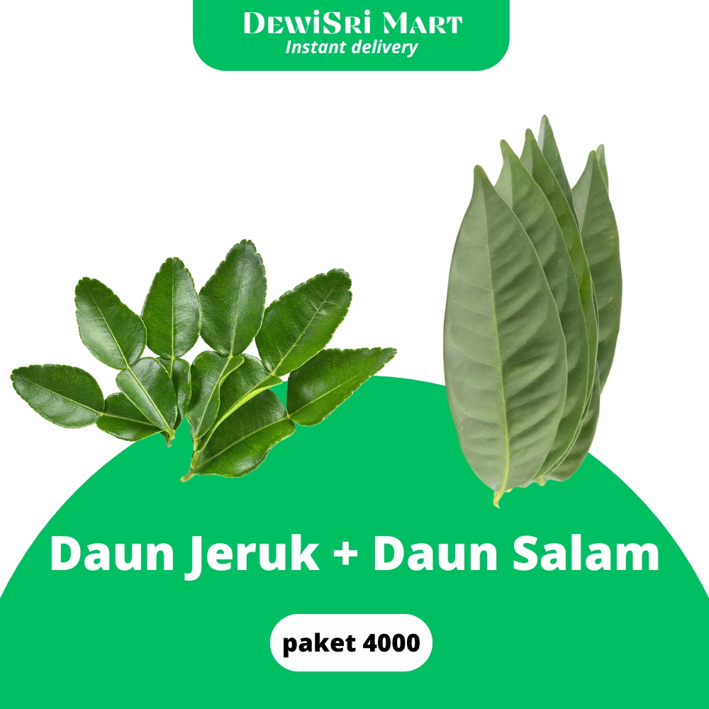 

Daun Jeruk + Daun Salam Paket 4000 - Dewi Sri mart