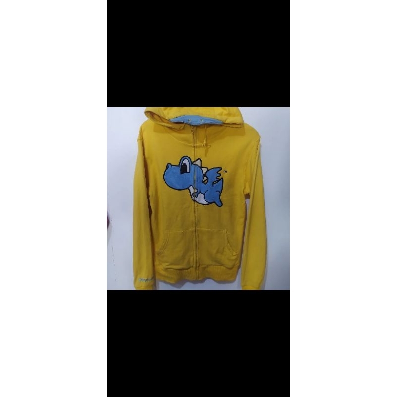 Pancoat hoodie second warna kuning