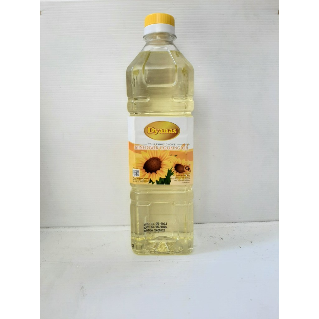 

DYNAS SUNFLOWER OIL 1000ml - Minyak Bunga Matahari 1Liter