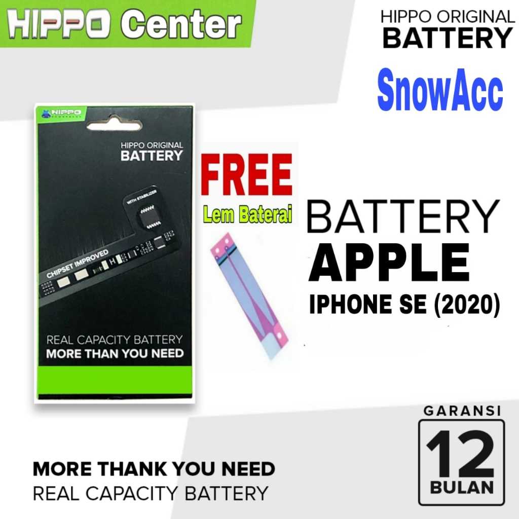 Baterai Hippo iPhone SE 2020 Battery iPhone SE 2020