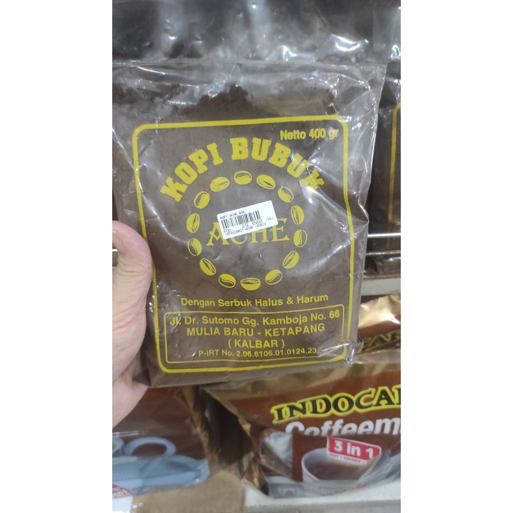 

Kopi Bubuk ACHE Asli Ketapang Kalimantan Barat