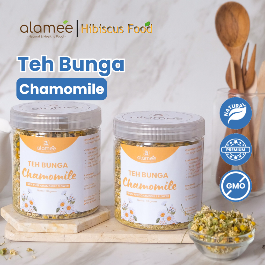 

Teh Chamomile Camomile Tea Flower Anti Insomnia Relaksasi Kamomile Anxiety Sleep Tidur Susah Alami fresh and natural