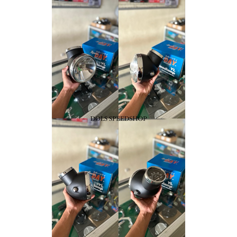 BATOK YL SET SPIDO BATOK LAMPU YL BESI FULL PRESS DAY SET REFLEKTOR MERK SPORT DAY PNP CB GL 100