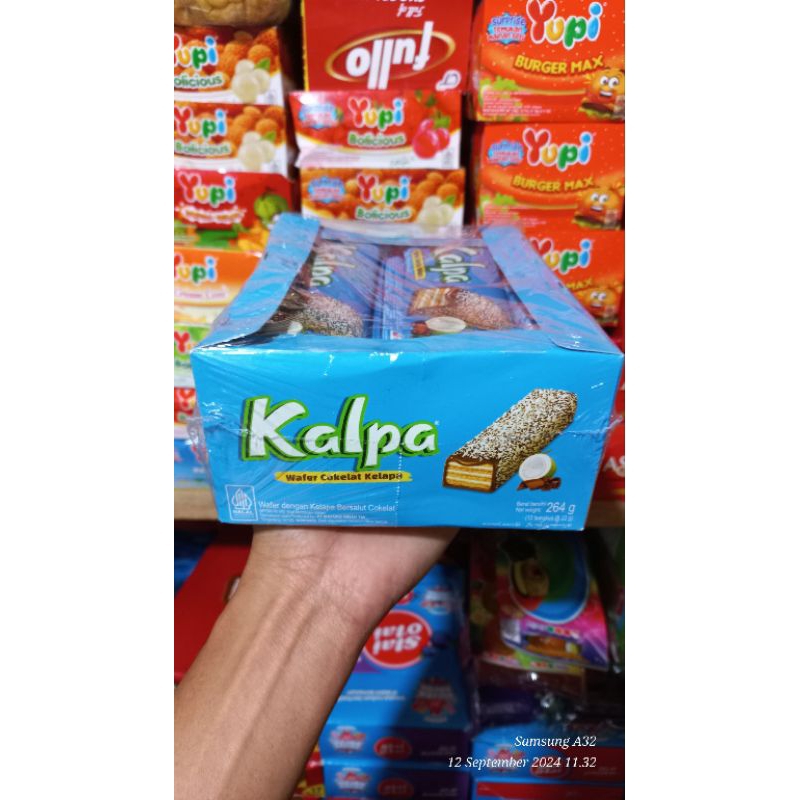 

KALPA Wafer Coklat Kelapa 1 Box Isi 12 Picis @22g