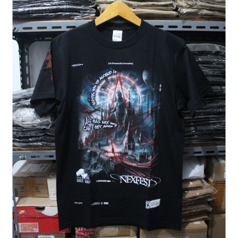 nexfest official merchandise 2024- merchandise bmth- merchandise bring me the horizon- t-shirt bring