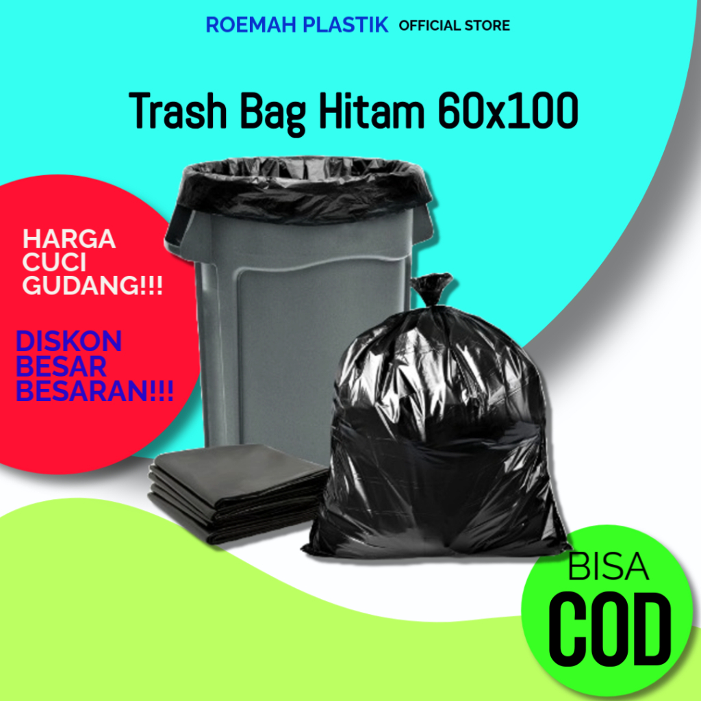 Kantong Sampah Plastik Besar Jumbo Tebal Hitam