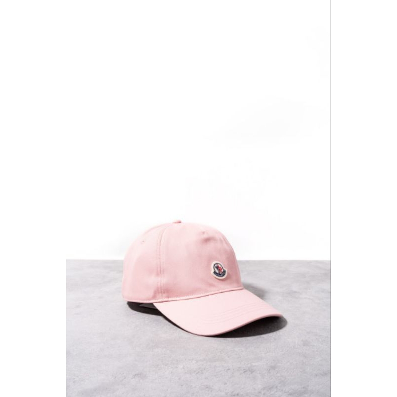 Topi MONCLER Logo baseball cap Light Pink