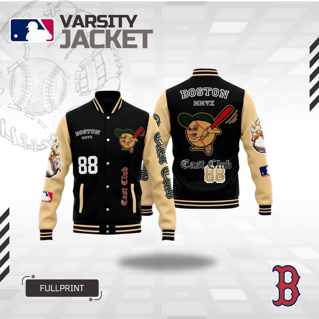 VARSITY JAKET BASEBALL EAST TEAM 88 BOSTON - JACKET VARSITY MLB