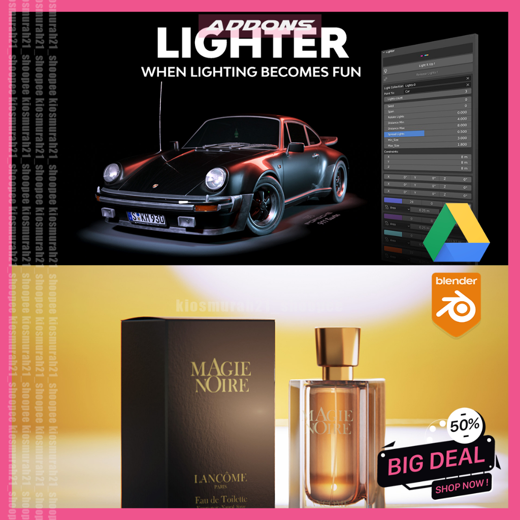 Lighter Addon - Blender 3D Addons