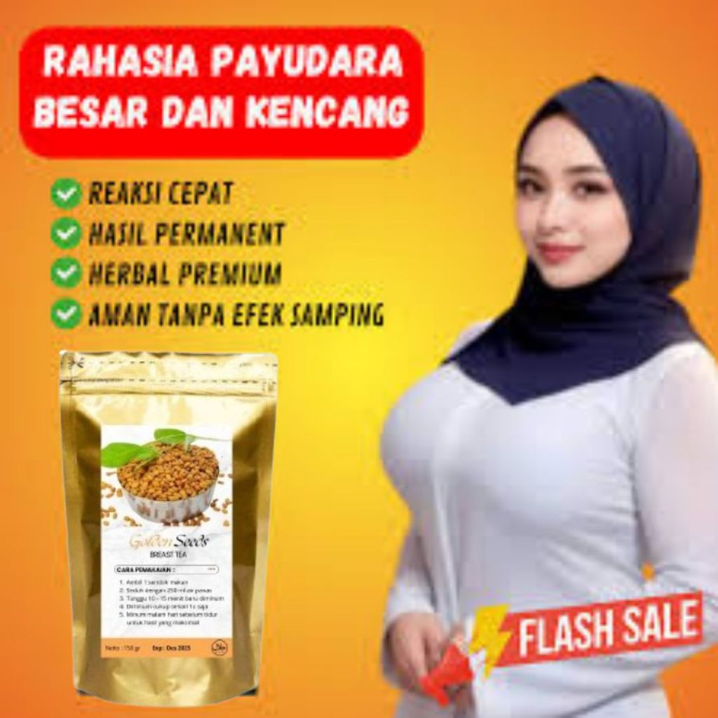 Pembesar Payudara Ampuh - Cepat hasilnya - Herbal MS Golden Breast Tea - Methi Seeds Original