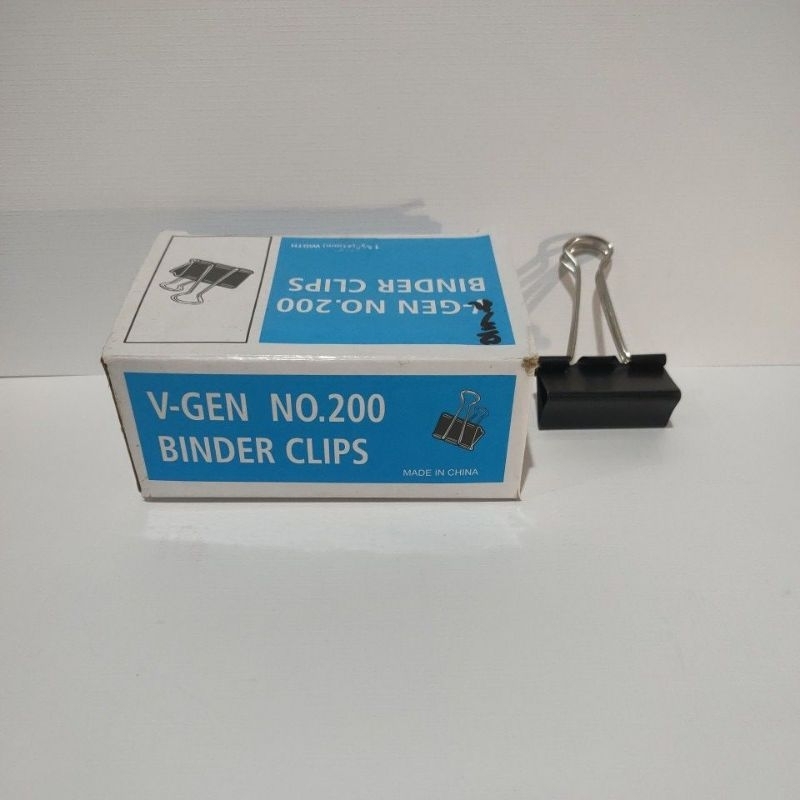 

binder clips V-GEN no. 200 isi 12 pcs