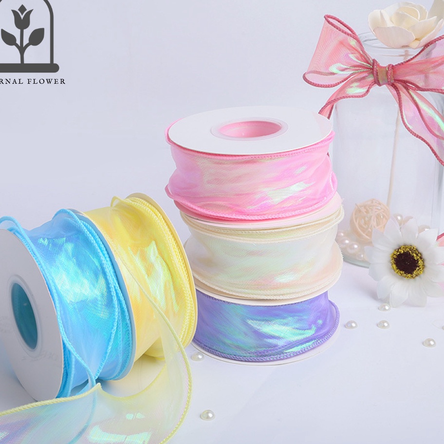 

LIMITED 1ROLL Pita RibbonKoreaHOLOGRAM Glossy Mengkilat Kado Dekorasi Hampers Bouquet Lebar 4cm Panjang 9meter Fish Tail Colourful Cantik Murah Kerajinan Tangan