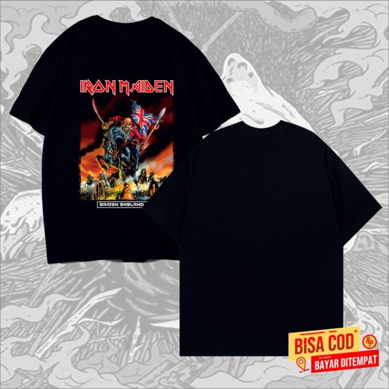 kaos pendek  metal IRON MAIDEN original distro - kaos pendek band METAL IRON MAIDEN distro original