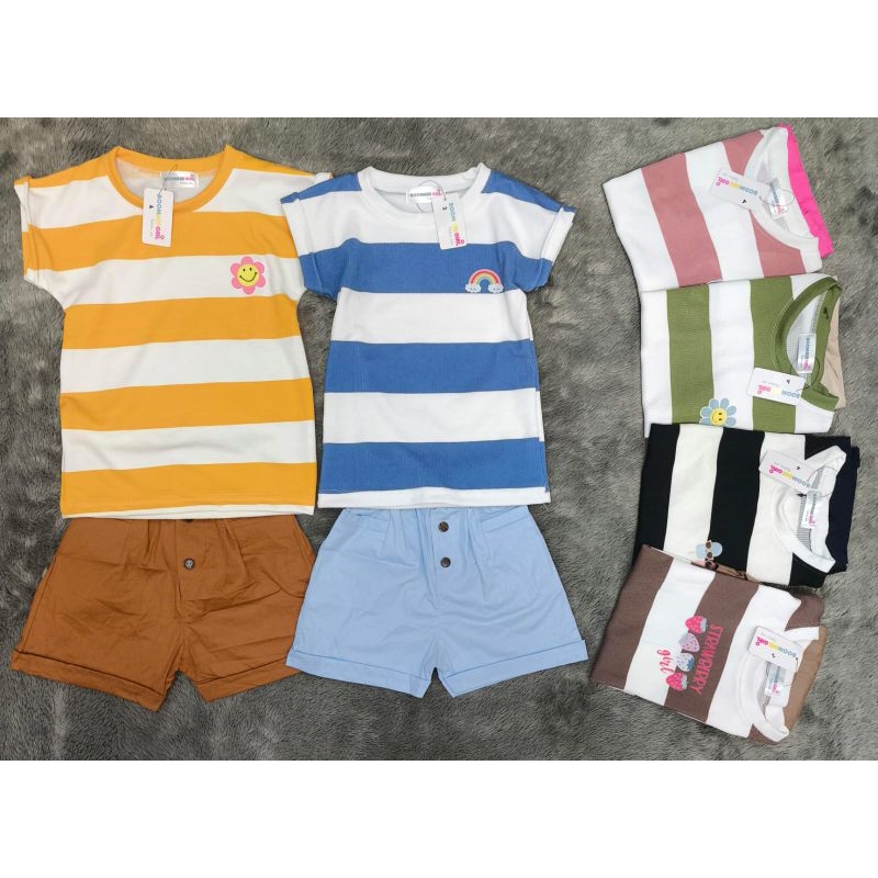 baju setelan anak boomboobee Perempuan