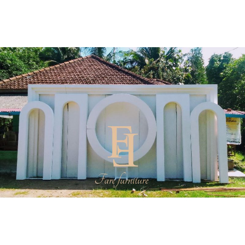 backdrop pelaminan/backdrop pernikahan/backdrop/backdrop wedding