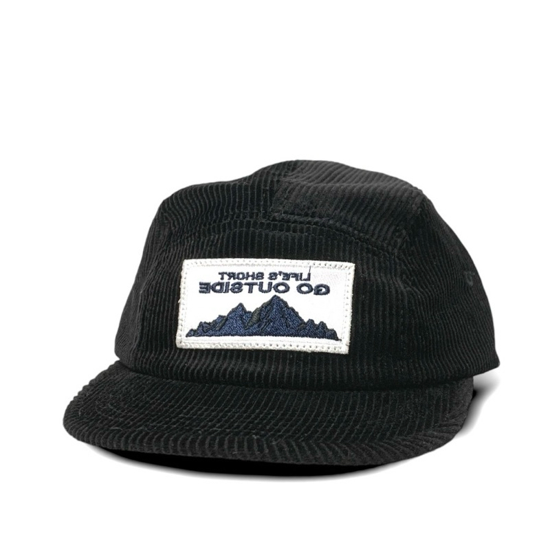 Topi Five panel Corduroy Short Visor / Topi Five panel Corduroy visor pendek 5cm / Topi 5panel Cordu