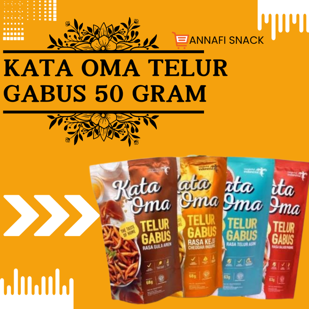 

KATA OMA TELUR GABUS 50 GRAM