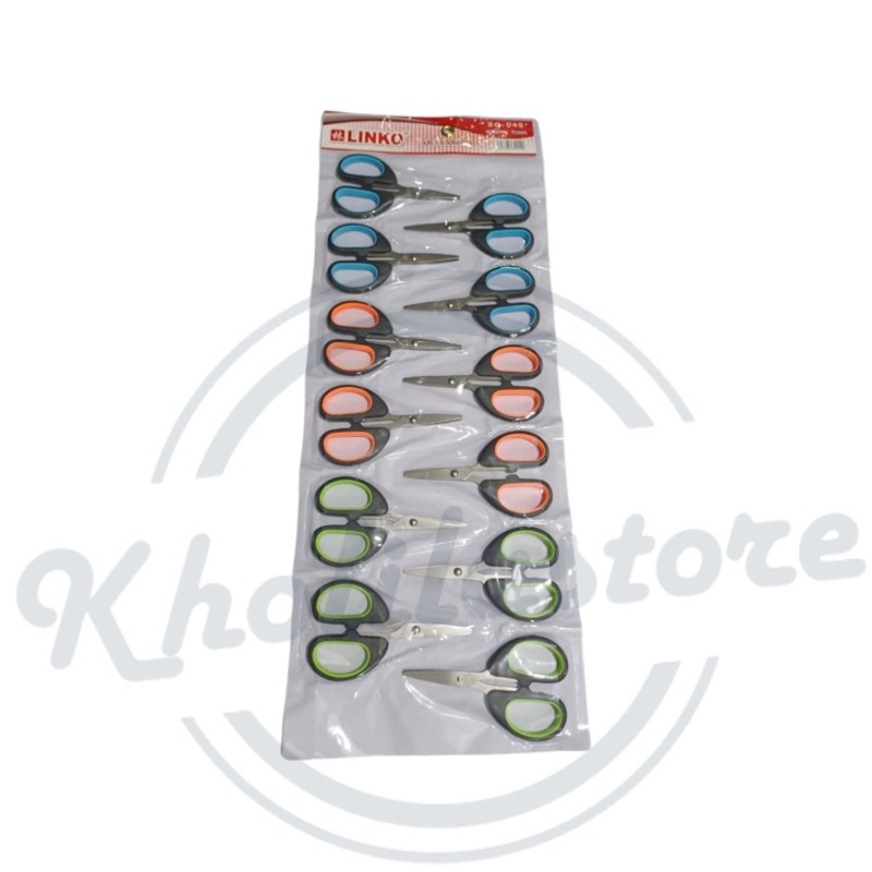 

(12 pcs) Gunting Kecil Renteng Hitam Linko SC-045