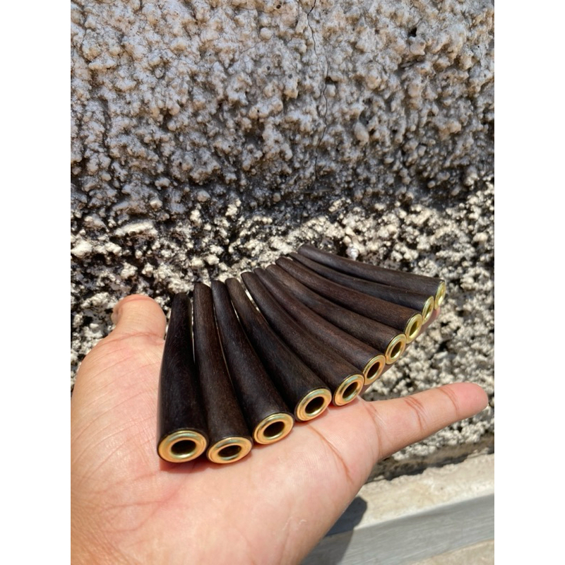 Once pipa kayu Ghalih kelor hitam, pipa once kayu hitam, once kayu