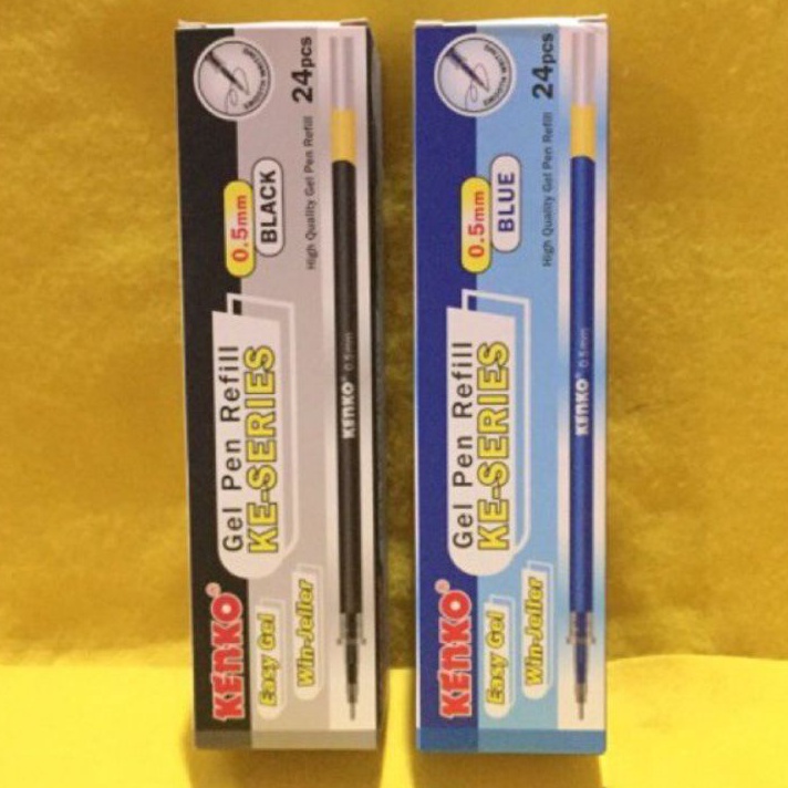 

DAHSYAT Refill pulpenisi pulpen Gel Kenko easy Keseries 1pak24pcs