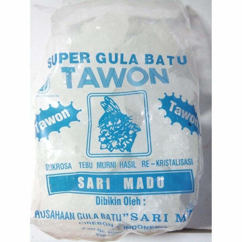 

Tawon Super Gula Batu Kristal Putih Sugar Lump 500 gram