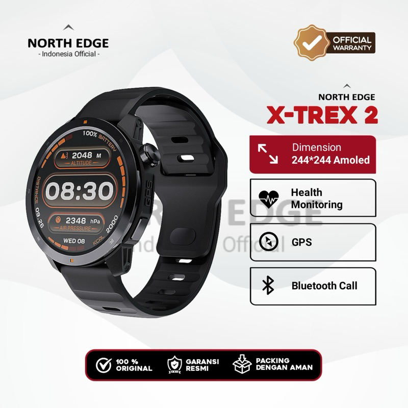 Jam Tangan North Edge GPS Watch X-Trek 2