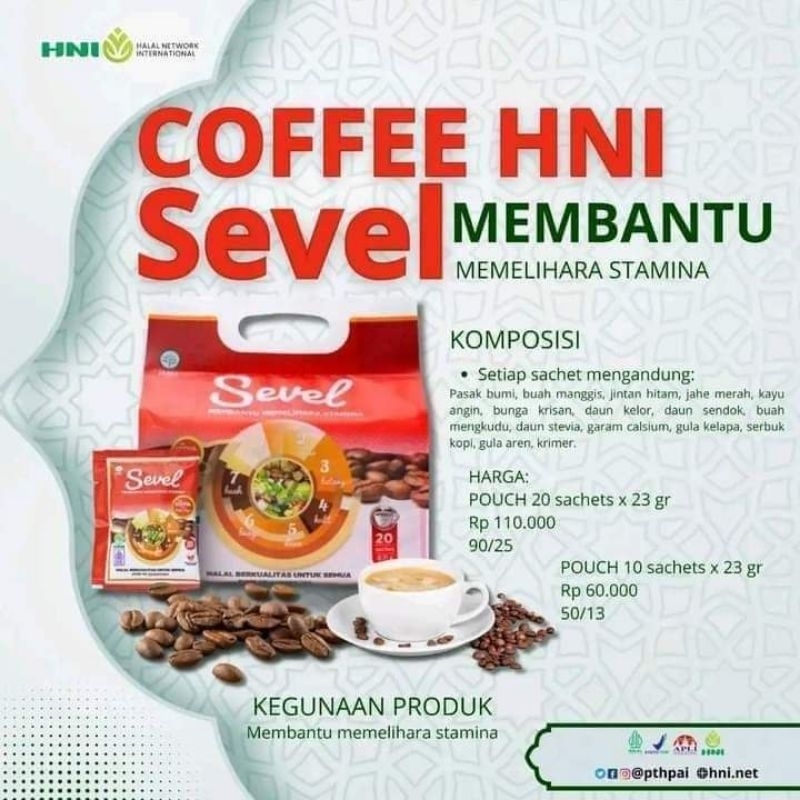 

Kopi sehat kopi 7 elemen sevel kopi HPAI HNI