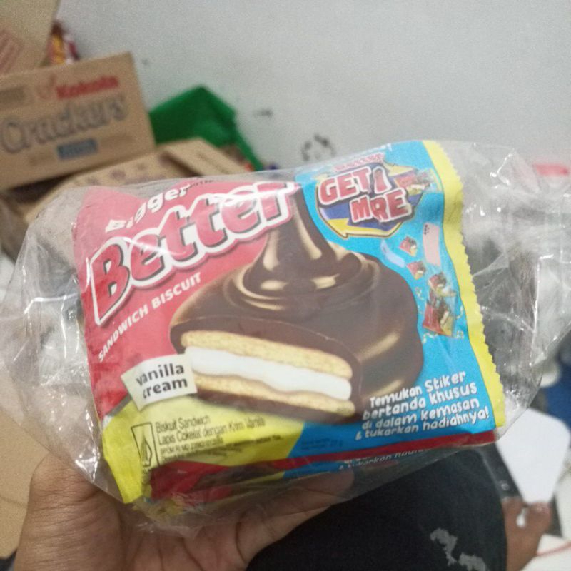 

Better Biskuit Sandwitch 2000 Ecer atau 10Pcs