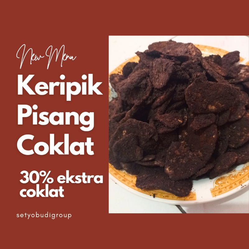 

1kg Keripik Pisang Coklat Khas Lampung 1kg 1000gram (coklat asli)