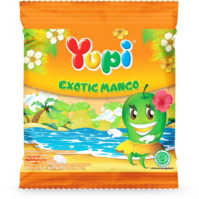 

Yupi Permen Gummy Exotic Mango 45 g