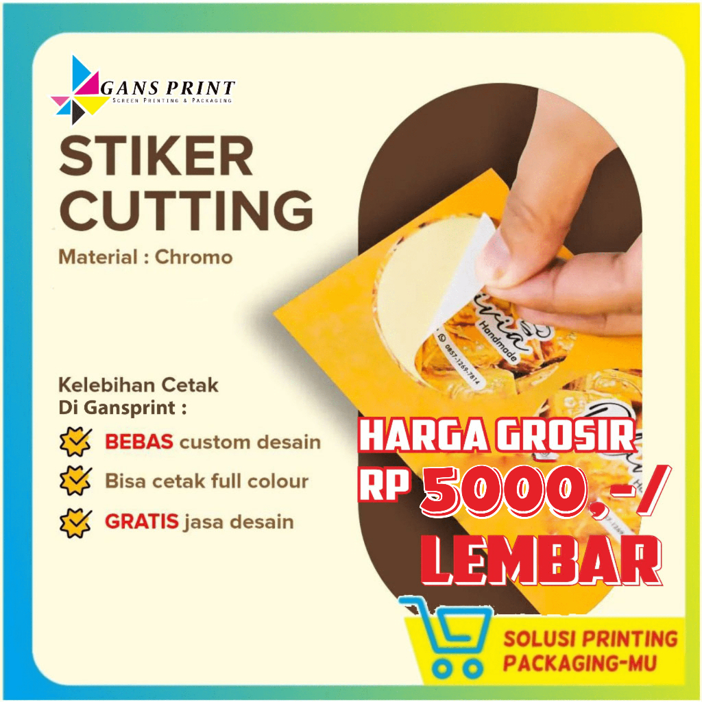 

CETAK STIKER LABEL OLSHOP MURAH SUDAH CUTTING HARGA MURAH